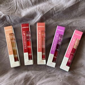 Jordana Lip Colorstax 4-in-1 Lip Colors and Finishes 5 Pack
